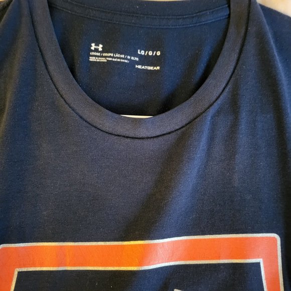 Under Armour Heat Gear LOGO Tee (Loose Fit) (Large) - Picture 4 of 4
